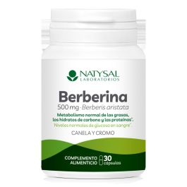 NATYSAL Berberina 500 Mg con Canela y Cromo, 30 Cápsulas Precio: 18.8899997. SKU: B16Y77Z343