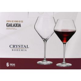 Bohemia Set de 6 Copas de Vino 610cc Colección Galaxia (4 Cajas)