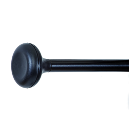 Maul Perchero Metálico 390x1750x390 mm, Negro, 8 Ganchos para Abrigos y Soporte para Paraguas