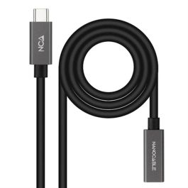 Cable Alargador USB-C NANOCABLE 10.01.4400 Negro 50 cm (1 unidad) Precio: 7.49999987. SKU: B1HC3S4M9S