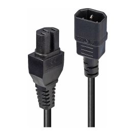 Lindy Cable de Alimentación IEC C14 a IEC C15 'Hot Condition' de 2m, Negro