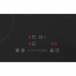 Continental Edison CETI3B3T2 Placa de inducción de 3 focos, con 3 temporizadores y 3 refuerzos, negra