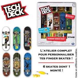 Tech Deck Paquete de Skate Shop Bonus - Modelo Aleatorio - Ref. 6028845