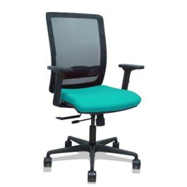 Silla Piqueras Y Crespo Haches Brazos 2D Regulables Mecanismo Sincro Con Traslack Apoyo Lumbar Respaldo Malla Negra Y Asiento Tapizado Bali Turquesa Precio: 385.68999986. SKU: B1F546B8WD