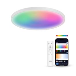 Plafón LED KSIX SmartLED KSIX Halo 2 Blanco Plástico 25 W (3000k - 6500k) (6500 K)