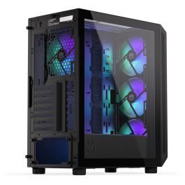 ENDORFY Arx 500 ARGB TG Black PC Gaming ATX micro ATX ITX - Caja de Ordenador con Vidrio Templado y Ventiladores ARGB