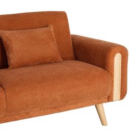 Sofá-Cama Terracota Tejido Salón 218 X 82 X 90 cm
