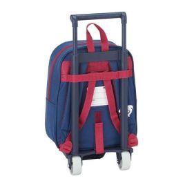 Mochila Escolar con Ruedas 805 Levante U.D. 611820280 Azul Rojo Grana