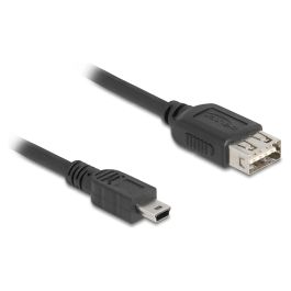 DeLOCK Cable USB 2.0 81527 Mini USB B Macho a USB A Hembra 5 m Negro, 0.48 Gbit/s, Contactos Chapados en Oro Precio: 9.3412. SKU: B166MT2RZ5