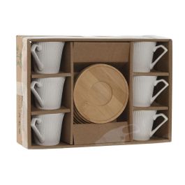 Cafe Basicos DKD Home Decor Blanco 6.5 x 6 x 8.5 cm Set de 6 Cafe Basicos DKD Home Decor Blanco 6.5 x 6 x 8.5 cm Set de 6