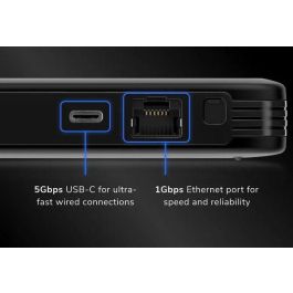 NETGEAR MR6150-100EUS Router WiFi Móvil Nighthawk M6 5G y WiFi 6 Portátil con Pantalla LCD Gigabit Ethernet