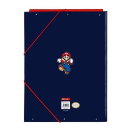 Safta Carpeta Folio 3 Solapas Super Mario World 26x33,5x2,5 cm