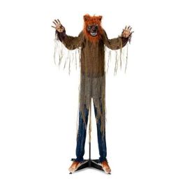 Hombre lobo animado talla 100 x 20 x 160 cm Hombre lobo animado talla 100 x 20 x 160 cm