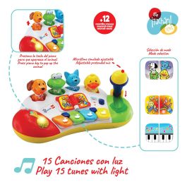 Tachan Piano Musical con Animales Pop Up para Niños +12 Meses