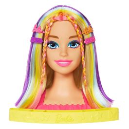 Barbie HMD78 Totally Hair Color Reveal Muñeca Rubia con 22 Accesorios de Peluquería para +3 Años