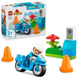 Lego Juego de construcción Moto de Policía Azul Duplo, Edad mínima recomendada: 18 meses Precio: 10.58999986. SKU: B1A7DLR2D5
