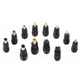 TooQ TQLC-100BS01M Cargador Portátil Universal 100W con 12 Conectores, USB, Adaptador Coche y 12-24V