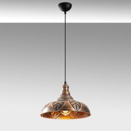 Minatitlan OPV-892OPV1464 Lámpara Colgante Vintage Sağlam 3714 Cobre 1xE27 Sin Bombilla