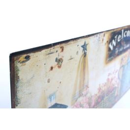 Decoracion Pared Shabby DKD Home Decor Multicolor 1 x 20 x 50 cm (6 Unidades)