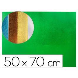 Liderpapel Goma eva metalizada verde 50x70 cm espesor 2 mm Precio: 26.98999985. SKU: B19NBW268F