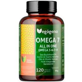 VEGAGENO Omega 7 All In One Omega 3 6 7 9 Aceite De Espino Amarillo 120 Cápsulas Precio: 46.4999997. SKU: B1BNAZYQN2