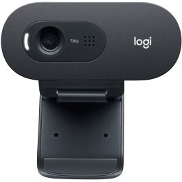 Logitech C505e Webcam Empresarial HD 720p con Micrófono Reducción Ruido, Corrección Luz Automática y Cable USB de 2m