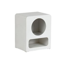 Mesita De Noche Moderno DKD Home Decor Blanco 30 x 48 x 40 cm Precio: 84.50000031. SKU: B14BMSCCKV