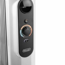 DELONGHI DEL8004399021501 Radiador de Aceite 1500W Móvil para Hasta 45m² con Función Antihielo Gris
