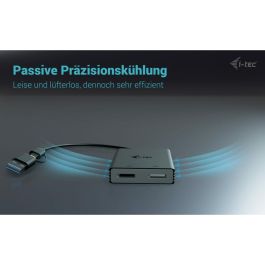 Cable USB i-Tec CADUAL4KDP Negro
