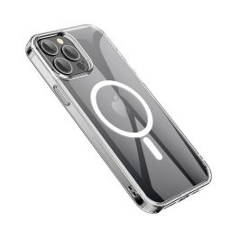 eSTUFF Funda Híbrida Magnética BERLIN Compatible con MagSafe para iPhone 14 Pro Max - Transparente