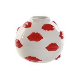Jarron Urban DKD Home Decor Blanco Rojo 15 x 13 x 15 cm (4 Unidades) Precio: 34.59000017. SKU: B12EFHWNSM