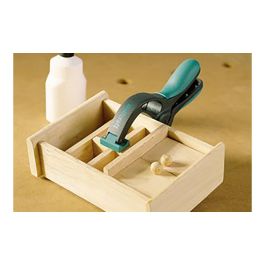Wolfcraft Pinza con resorte 1" 40mm 3630000 - Profesional/doméstico, Verde, Metal/PVC