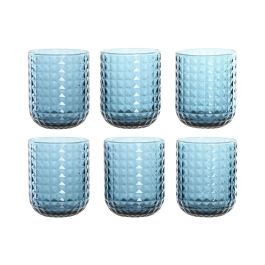 Vaso Basicos DKD Home Decor Azul 8 x 9.5 x 8 cm Set de 6 Vaso Basicos DKD Home Decor Azul 8 x 9.5 x 8 cm Set de 6
