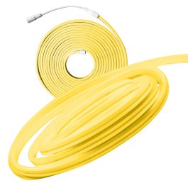 Muvit Tira Led Neon Ip65 5m, Blanco Cálido 3000K, Control Remoto, 120 LEDs/m, 2600lm, DC 12V