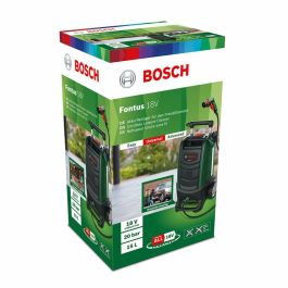 Bosch Fontus Hidrolimpiadora a Batería 18V System, Baja Presión 1-12 bares, Depósito 15L, Limpieza Exterior e Interior, sin batería