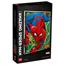 LEGO Art The Amazing Spider-Man 31209, Juego de Construcción de Arte con Mosaico, 2099 Piezas, para Adultos, 18+