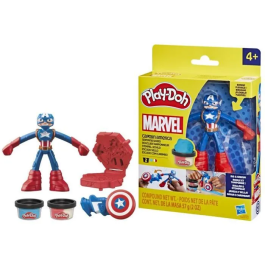 Play-Doh Capitán América HASG00565X0 Set Stamper Shield con figura flexible, accesorios y plastilina, a partir de 4 años, Marvel Precio: 24.50000014. SKU: B1B8VAZ5QJ