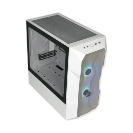 Cooler Master TD300-WGNN-S00 Caja de PC de Juegos MATX TD300 Mesh White ARGB