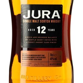 Whisky Escocia Jura 12 Años Single Malt Scotch - 40° 70cl