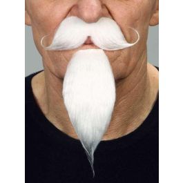 Barba y perilla adulto blanca talla única Precio: 6.50000021. SKU: S2418539