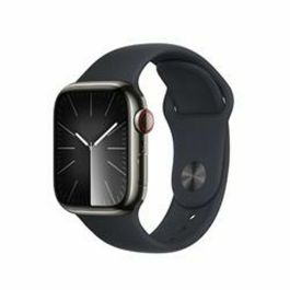 Apple Watch Series 9/ GPS/ Cellular/ 41mm/ Caja de Acero Grafito/ Correa deportiva Medianoche M/L Precio: 347.78999992. SKU: B1C3R2CCPX