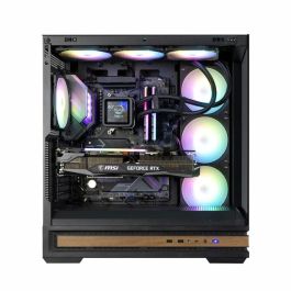 Zalman P40 NAMU BLACK Midi Tower, Torre PC Negra, ATX, Micro ATX, Mini-ITX, con 3 ventiladores 120mm instalados