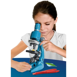 Clementoni CLE8005125527595 Súper Microscopio Profesional Ciencia y Juego a partir de 8 años