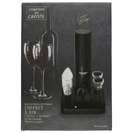 Cook Concept Pour Lui Kit 5 Piezas Vino Sacacorchos Electrónico Tapón Vertedor Tapones Vacío Descapsulador para Amantes del Vino