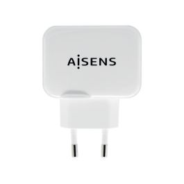 Aisens Cargador USB 17W 2 Puertos USB-A con Control AI Blanco 5V-3.4A Precio: 4.79000038. SKU: S5622692