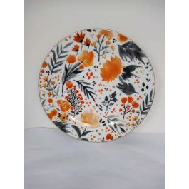 DKD Home Decor Plato Shabby de Porcelana con flores, Multicolor Azul, 27 cm, Juego de 12 Unidades, Apto Microondas y Lavavajillas Precio: 41.00448. SKU: B1BCRTWLYG