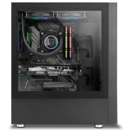 NOX Hummer Blaster NXHUMMERBLASTER Semitorre ATX ARGB USB 3.0 Negro Ventana