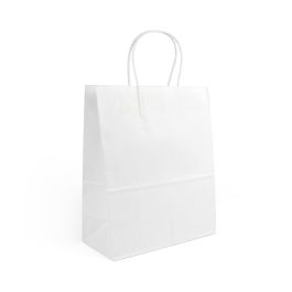 Algon Set 3 Bolsas Papel Blanco 32 x 12 x 40 cm (24 Unidades)