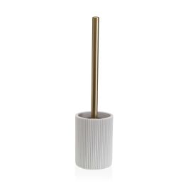Escobilla para el Baño Versa Blanco Resina Acero 9,4 x 37 x 9,4 cm