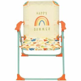 FUN HOUSE Fruity's Garden muebles - 1 mesa H.46 x ø46 cm, 2 sillas H.53xW.38.5xD.37.5 cm y 1 sombrilla H.125 x ø100 cm